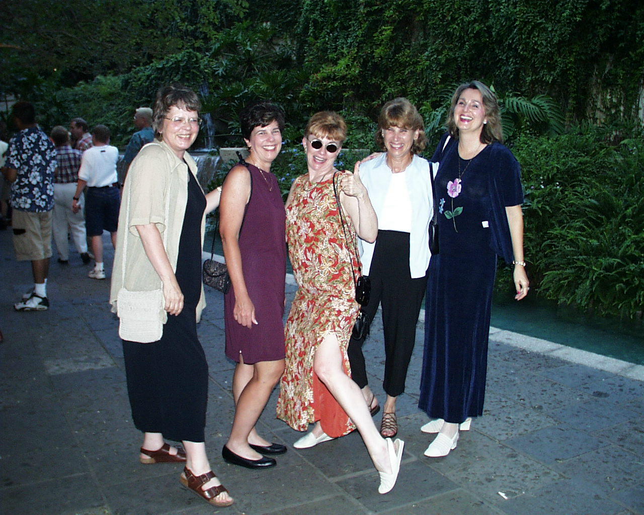 Diane Burton, Judy Wytock, Jacky Nahodil (Smith), Paula Saiz (Ogle), and Marti Atkinson (Horwitz)