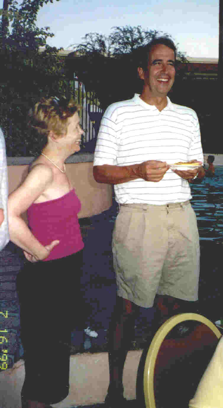 Mary Beth and Critt, obviously enjoying themselves!